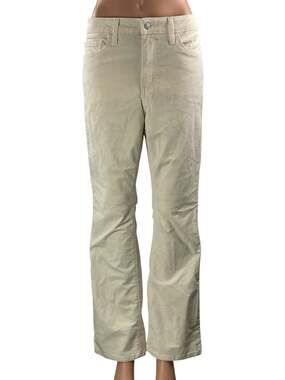 Levi's 725 Women's Cream Corduroy High Rise Bootcut Trousers Pants Size 29